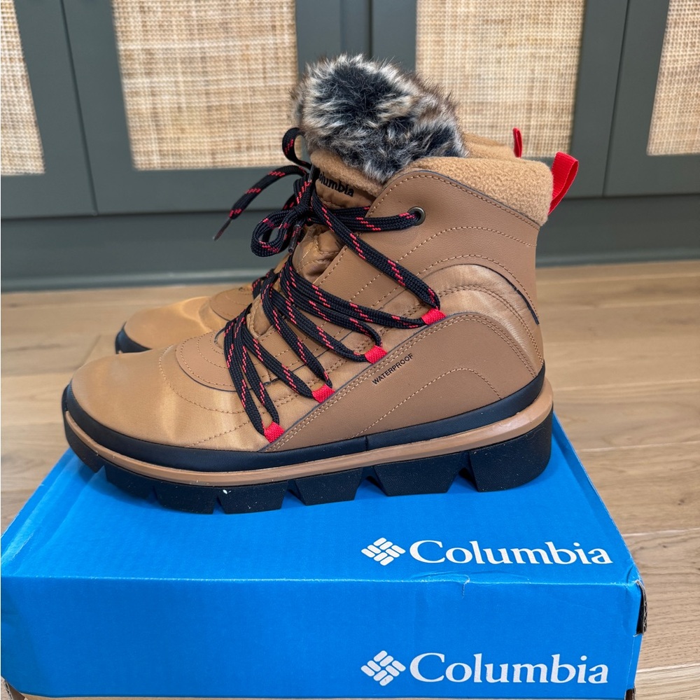 COLUMBIA WOMENS KEETLEY OMNI-HEAT INFINITY SHORTY BOOT